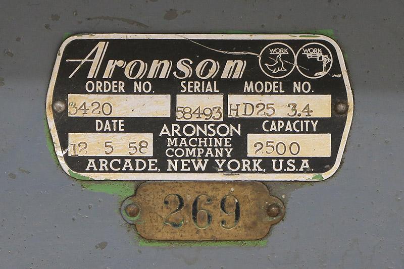 1958 ARONSON HD-25 Welding Positioners | Bid Specialists Inc.